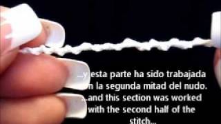 FrivoliteTatting Lesson 87  Cordon espiral  spiral cord [upl. by Eilloh56]