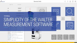 Simplicity of the WALTER Measurement Software  WALTER Tutorial [upl. by Veronica]