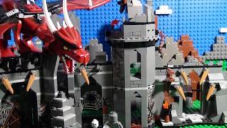 LEGO NINJAGO NINJAS VS ORCS 2 AND ALSO SOMEHOW A DRAGON [upl. by Atsylak970]