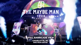 AJR  The Maybe Man Tour Full Barricade View  April 10th 2024  Charlotte NC [upl. by Ariajaj]