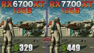 RX 7700 XT vs RX 6700 XT  R7 7700X  Tested in 15 games [upl. by Aissatsana219]