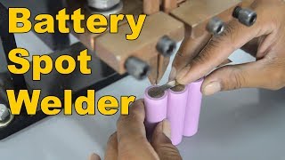 Battery Spot Welder  Lithium Ion Battery Tab Spot Welder [upl. by Iliram]