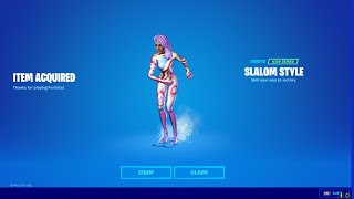 How To Get Slalom Style Emote For FREE Fortnite [upl. by Nnyleve]