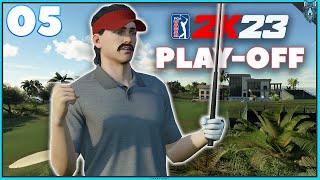 PGA TOUR 2K23 Career Mode  Part 5  MY FIRST PLAYOFF [upl. by Hamlen]