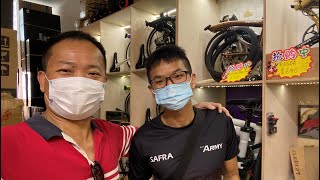 LIOW VIDEO 3Sixty Bicycle At Liaoge Bike Shop 折叠自行车试骑 [upl. by Matthias]