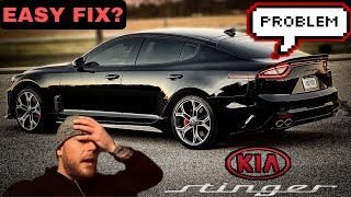 COMMON ISSUE with the KIA STINGER [upl. by Ardehs385]