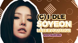 G IDLE  Soyeon Line Evolution  UPDATED MARCH 2022 LATATA  TOMBOY  COLLAB [upl. by Axia]