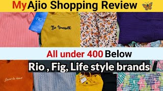 Ajio Shopping Review video in Telugu ajio Shopping rio Fig Life style brands dresses review 2024 [upl. by Best717]