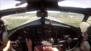 Warbird Radio  B17 Aluminum Overcast Takeoff  Cockpit Video [upl. by Hana]