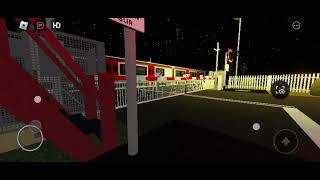 Pendine Station Level Crossing  Carmarthenshire Roblox 290624 [upl. by Henleigh]