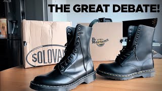 DOC MARTENS 1490 VS SOLOVAIR ASTRONAUT BOOT [upl. by Seena987]