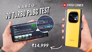 Realme Narzo 70 Turbo 90FPS Bgmi Test With FPS Meter  90 FPS Pubg At 15000 🤔 [upl. by Behrens]