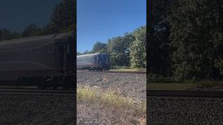 Amtrak zipping through NS Chicago line railfaning train [upl. by Spatola]