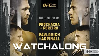 UFC 295  Procházka vs Pereira  LIVE WATCHALONG LukeTannerMMA liverpoolchats [upl. by Helbonnas]