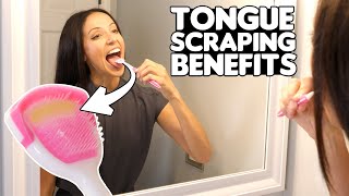 4 Reasons Why You Should Use A Tongue Scraper Daily 👅 [upl. by Arick337]