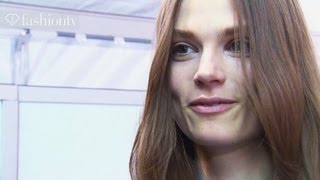 Caroline Brasch Nielsen  Model Talk at Fashion Week FallWinter 201213  FashionTV [upl. by Euphemiah627]