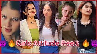 Girls Attitude Reel Video 🔥👿ll new latest instagram reels ll Attitude shayri amp dialogues 🔥👿attitude [upl. by Latimer]