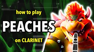 How to play Peaches on Clarinet  Clarified [upl. by Adnalram]