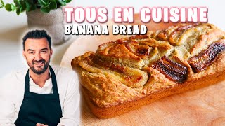 TOUS EN CUISINE recette du banana bread par Cyril Lignac [upl. by Norita]