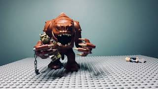 Lego rancor eats Gamorian guard 🤣 first attempt at a stop motion animation [upl. by Gascony]