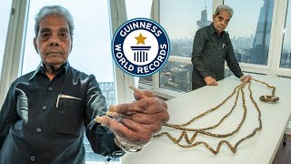 Why He Cut His Nails After 66 Years  Guinness World Records [upl. by Nehtanoj582]