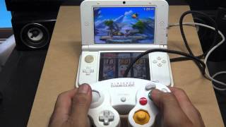 3DSLLでGAMECUBEコントローラーを繋げてみた [upl. by Kreindler]