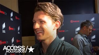 SpiderMan Homecoming Tom Holland Says His Life Is About To Change  Access Hollywood [upl. by Carlisle]