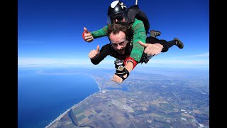 The Worlds HIGHEST Tandem SKYDIVE 18000 Ft Skydive Monterey Bay  California [upl. by Eidnim695]