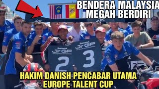 Hakim Danish PENCABAR Utama Europe Talent Cup  Bendera Malaysia Megah Berdiri Sebaris Kuasa Besar [upl. by Carie]