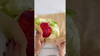 How to Make a Lettuce Wrap Sandwich [upl. by Flatto]