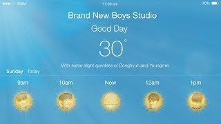 MXM Brand New Boys Good Day Lyrics Kakaotallk ver EngHanRom [upl. by Barnaba586]