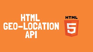 How to use HTML GeoLocation API [upl. by Tillinger]