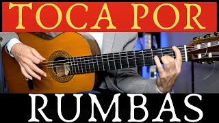 Como Tocar RUMBAS en tu GUITARRA para PRINCIPIANTES [upl. by Ddene]