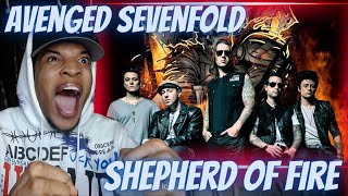 FIRST TIME HEARING AVENGED SEVENFOLD  SHEPHERD OF FIRE  REACTION [upl. by Kinson449]