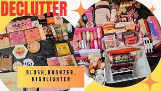 DECLUTTER Blush Bronzer Highlighter [upl. by Atteragram667]