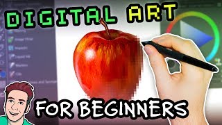 How to Make DIGITAL ART on a Computer For Beginners [upl. by Starkey727]