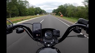 Harley Davidson Iron 1200 Sportster At Highway Speeds [upl. by Roseanna]