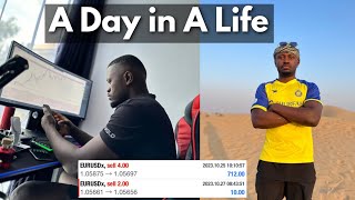 Day in the life of Forex trader  the forex Funder [upl. by Atihcnoc]