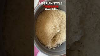 LIBERIAN FOOD  torbogee amp rice BEANS shorts [upl. by Ima170]