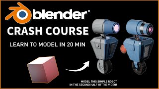 Blender Crash Course  Learn to Model In Less Than 20 Minutes [upl. by Sallyanne]