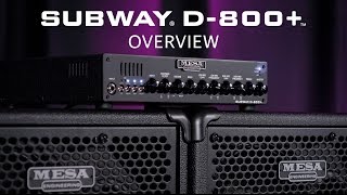 MESABoogie Subway D800 Overview and Demo Video [upl. by Ardnasirk337]