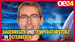 Dauerregen und Temperatursturz in Österreich  Stefan Dietz [upl. by Aninahs]