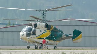 Kamov Ka32 Helicopter Startup and Takeoff [upl. by Aicilic149]