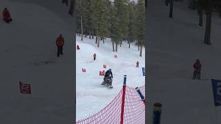 Jackson hole hill climb crash Run away sled [upl. by Ariaes]