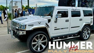 Hummer H2  Fully Chrome Only 1 in Brampton  Kiran Nation Vlogs [upl. by Colbert]