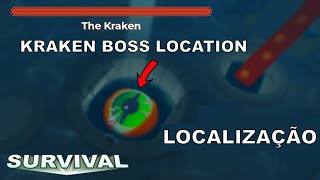 Roblox The Survival Game  BOSS KRAKEN  Localização [upl. by Hose]