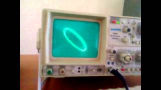 LISSAJOUS FIGURE FOR FREQUENCY RATIO FINDING USING CRO [upl. by Filippo]