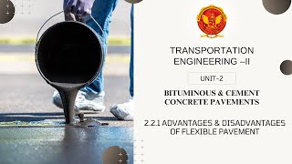 221 Advantages amp Disadvantages of Flexible Pavement  CE502 [upl. by Uttasta]