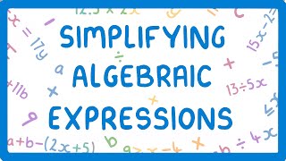 GCSE Maths  How to Simplify Algebraic Expressions 27 [upl. by Terrilyn955]