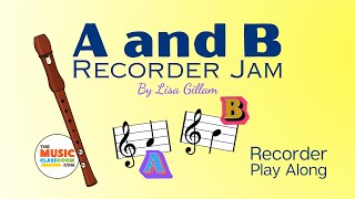 EASY Recorder Song for Beginners Uses quotAquot and quotBquot [upl. by Oakleil]